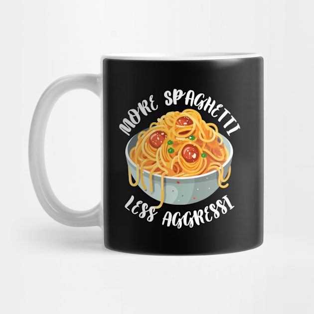 More Spaghetti Less Aggressi Eat Pasta Run Fasta by Lab Of Creative Chaos